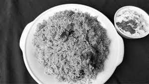 Empty biryani