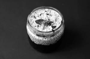 Chia Coconut Blueberry Pudding.
