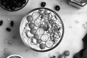 Multigrain Overnight Porridge [Dry Fruit Crunch].