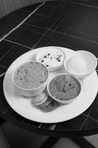 Aloo ki Sabji with Samak Rice + Raita