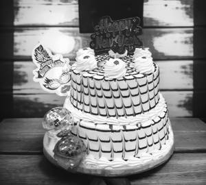 Double Story Butterscotch Cake 1.5Kg