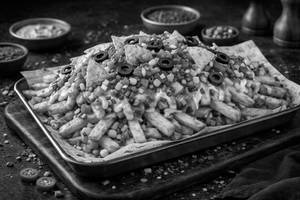 Nacho Salsa Cheese Fries