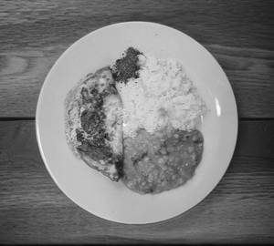 Dal Omelette Rice Bowl