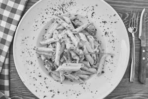 Non Veg White Sauce Pasta