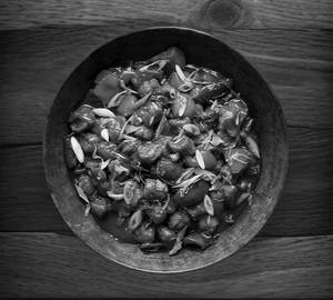 Chilly mushroom dry