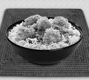 Crispy Fried Chicken Popcorn Rice Bowl