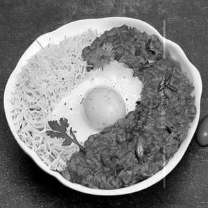 Egg Keema Rice