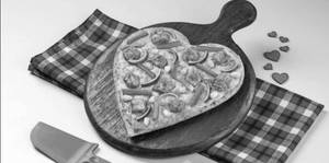 Chicken Heart Pizza 9 Inch