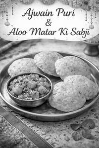 Ajwain Puri Sabji (no Onion No Garlic) (5 Pc)
