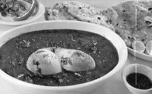 Egg chicken tadka