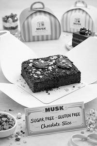 Chocolate Sugar Free & Gluten Free Cake Slice