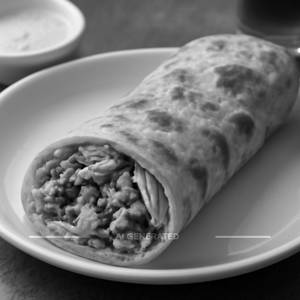 Chicken Shawarma Roll with Paratha