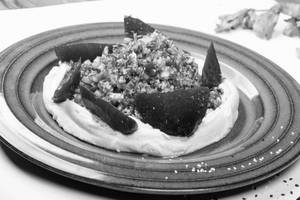 Greek Betroot Hummus Salad Veg