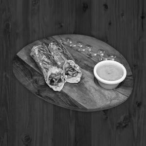 Mushroom Tikka Kathi Roll