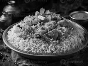 Chicken fry peice biryani mini