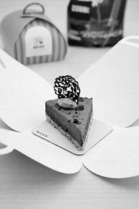 Chocolate Cheesecake Pastry Slice