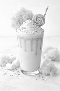 Cotton Candy Milkshake