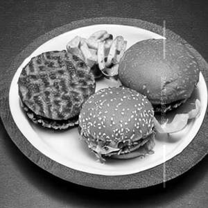 Veg Schezwan Burger