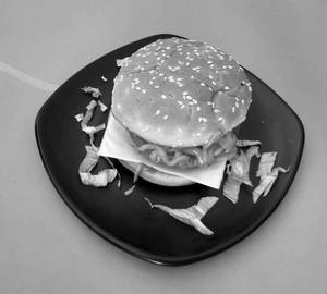 Veg cheese burger