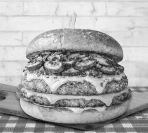 Truffle Mushroom & Cheese Burger