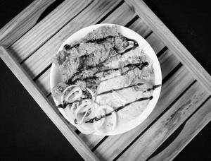 Butter Garlic Chicken Fried Rice with Creamy Italian Sauce