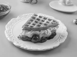 Strawberry Cream Cheese Waffle