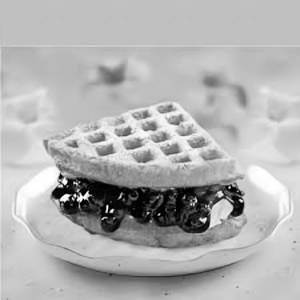 Blueberry Cream Cheese Waffle