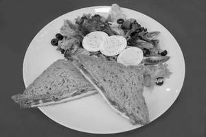 Chicken And Cheese Club Sandwich