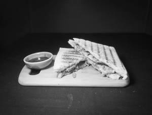 Barbeque Roasted Veggie & Chicken Sandwich