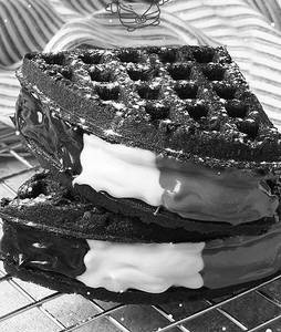 Triple Chocolate Waffle