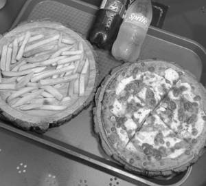 Margherita Regaular + Fries + 2 Cold Drink