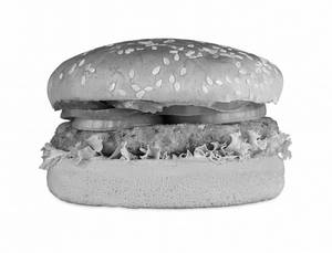 VEGGIE DELIGHT Burger.