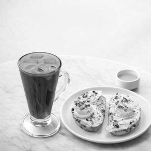 Avocado & Egg On Toast + Iced Americano