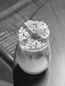 Tahini Iced Latte