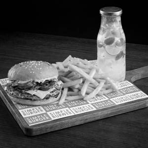 Bacon Chicken Smash Burger Meal