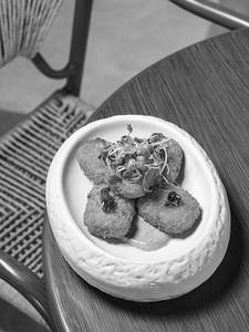 Spiced Sweet Potato & Quinoa Croquettes With Curry-leaf Aioli