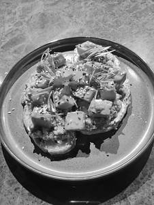 Teriyaki Tofu & Avocado Thecha Toast