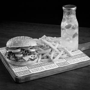 Loaded Chicken Smash Burger Meal