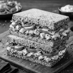 Chicken Brown Bread Sandwich