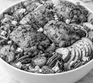Juicy Chicken Thigh salad