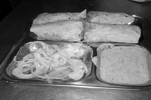 Kesari Paneer Roll