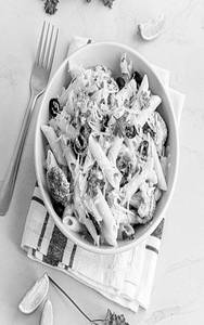 Veg Alfredo White Sauce Pasta