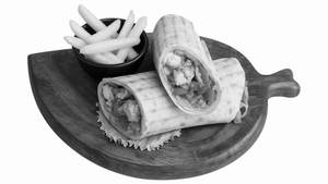 Crunchy Mushroom Wrap