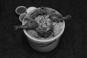 Double Piece Chicken Dum Biryani