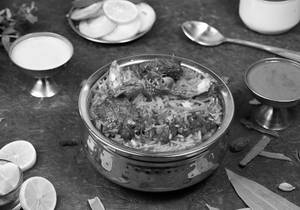 Matka Veg Mutton Biryani