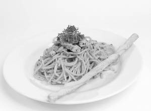 Chicken Aglio Olio Sphagetti Pasta
