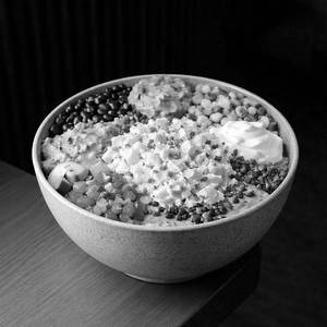 Smashed Eggs Salad Green Bowl
