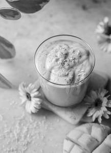 Mango dry fruit lassi