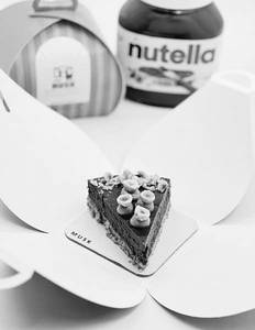 Nutella Hazelnut Cheesecake Pastry Slice