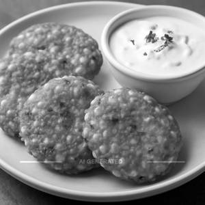 Sabudana Bada + Dahi